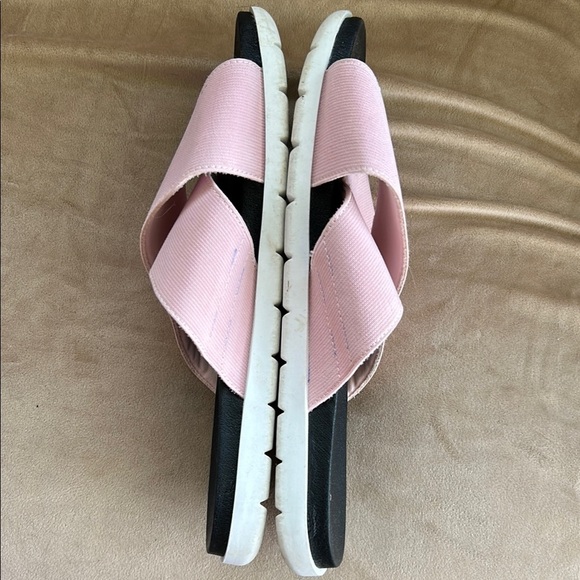 Sky Pink Criss-Cross Sandals - Picture 3 of 5
